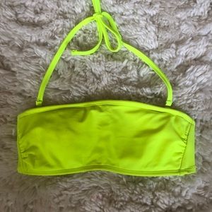 Neon Yellow Swim Top